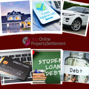 70/30 Divorce Settlement Debts